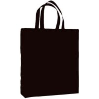 black reusable shopper bag