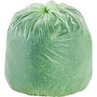 garbage bag green