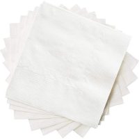 napkin white square